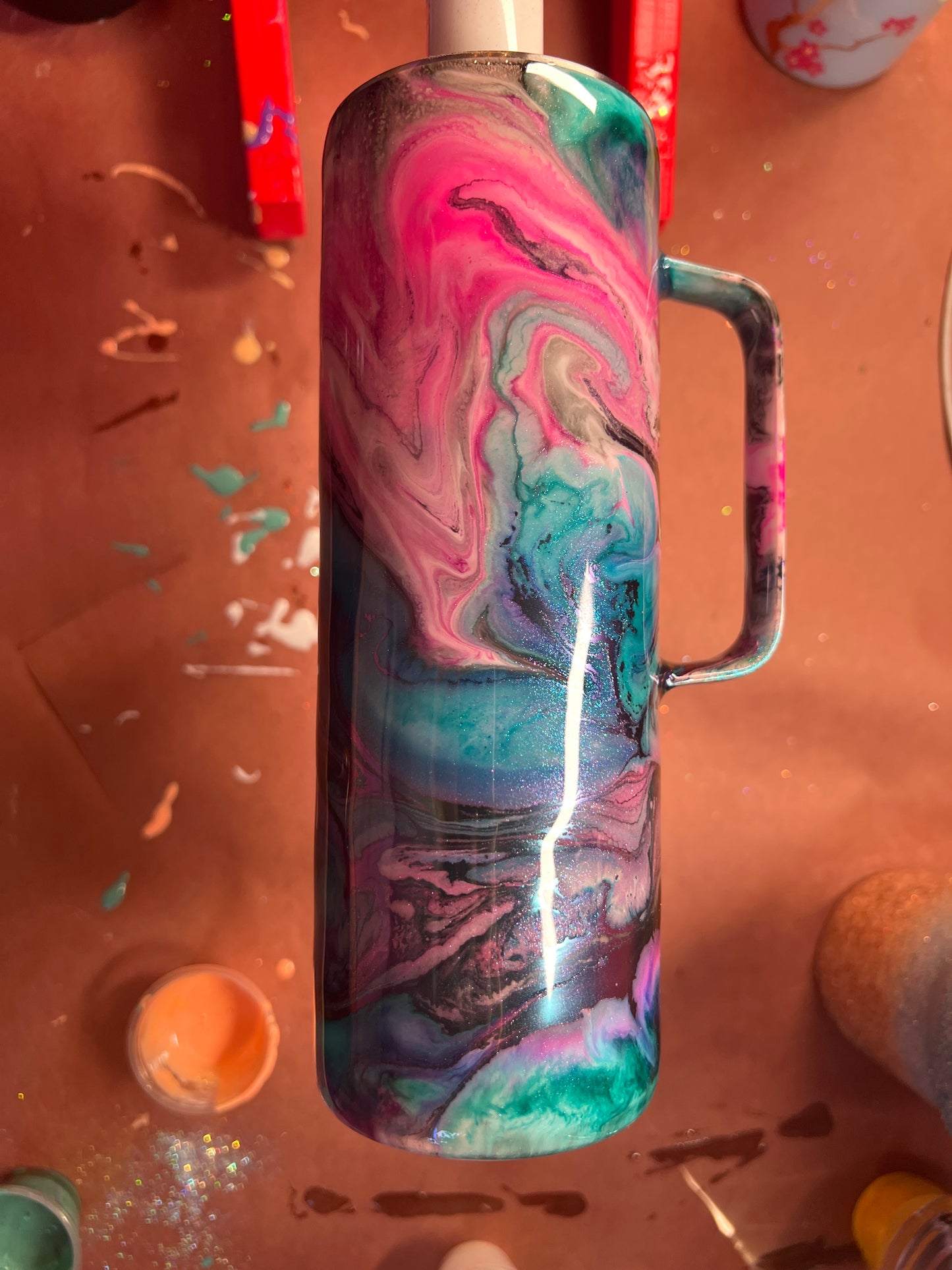 20oz purple swirl