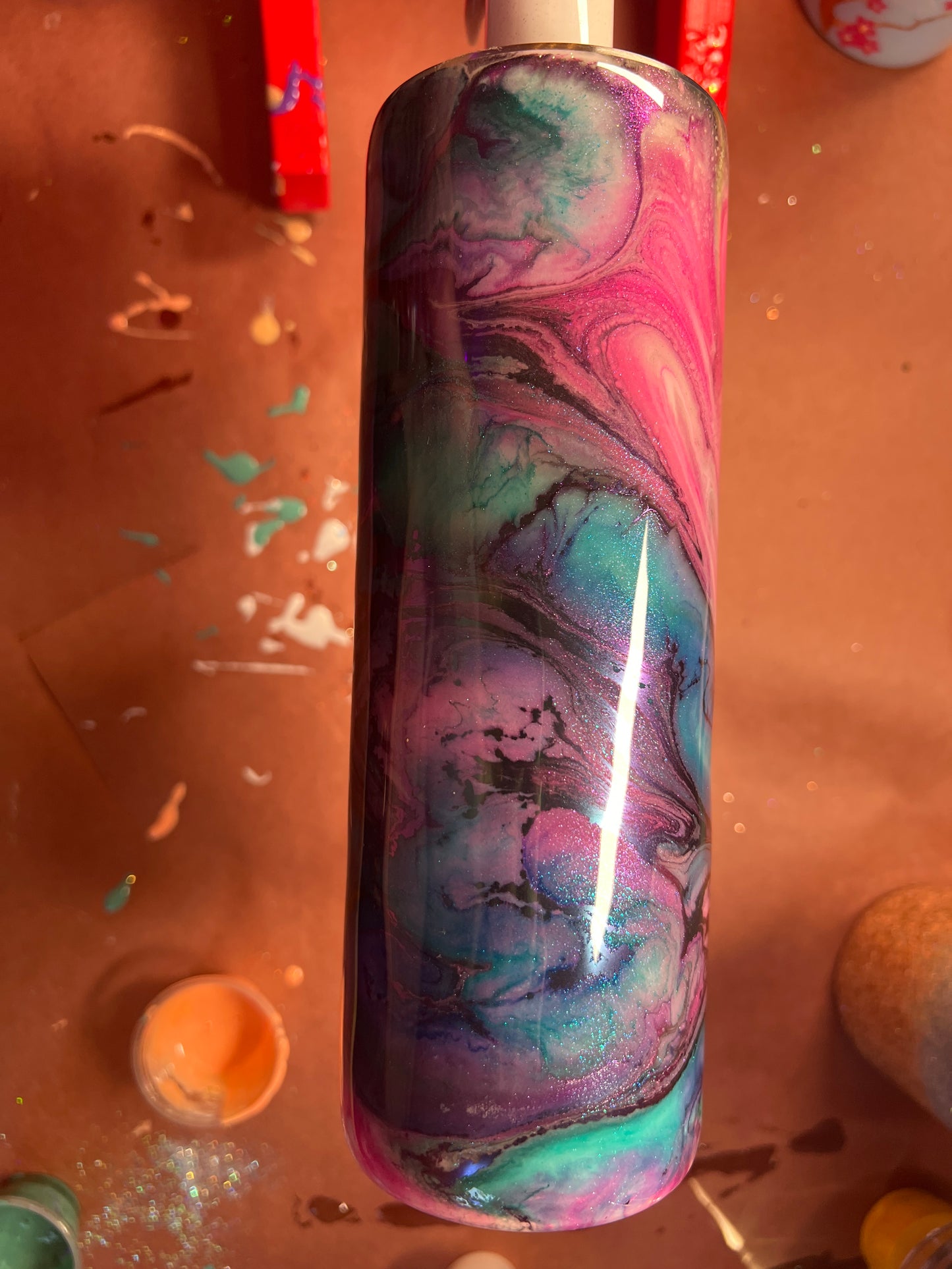 20oz purple swirl