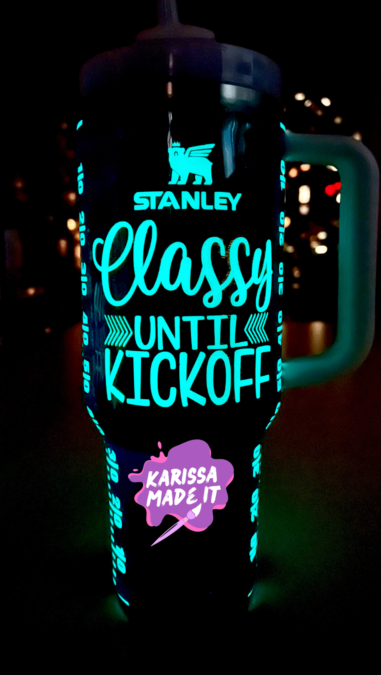 40oz Football Stanley