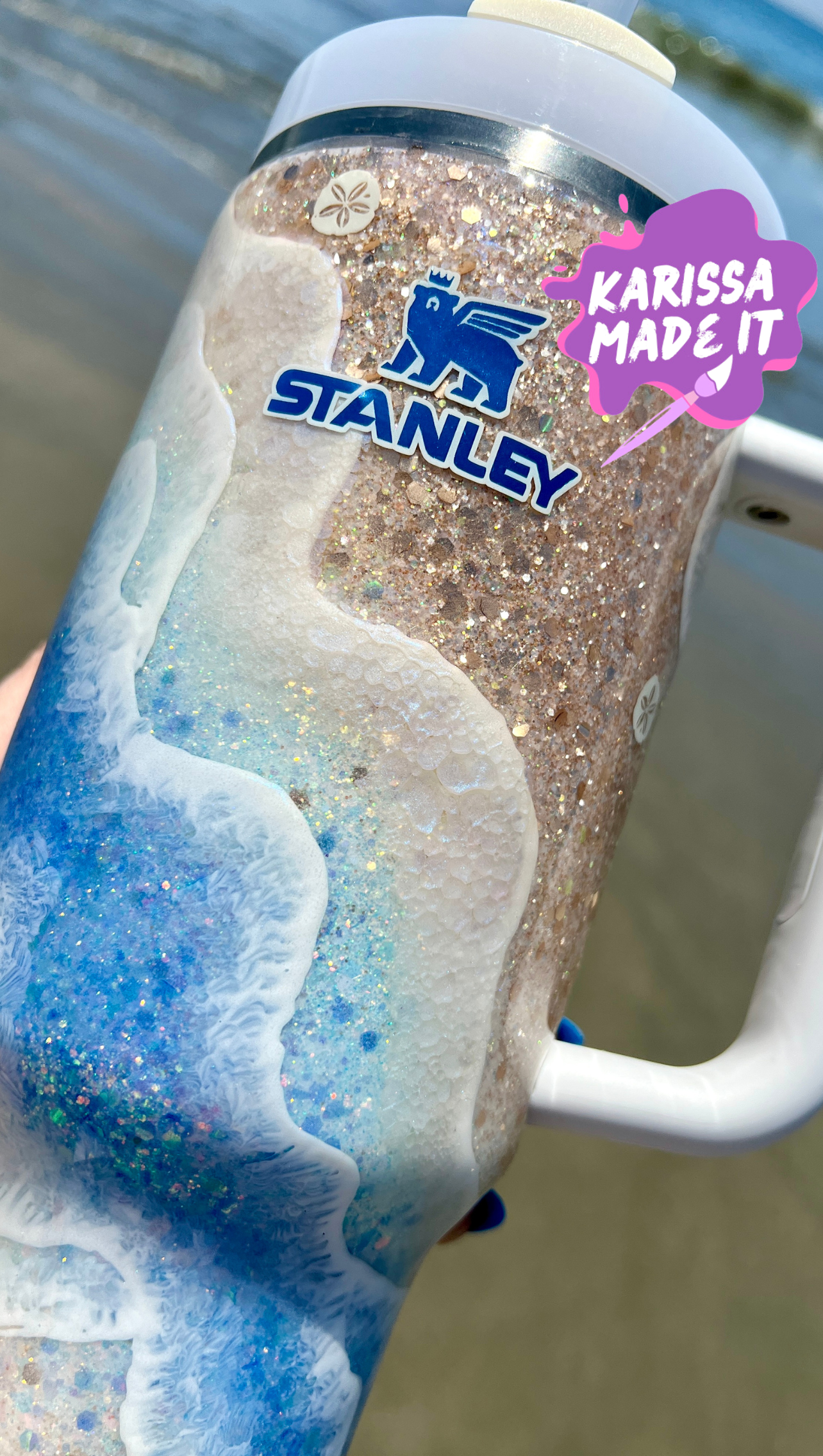 PRESALE Glitter Wave Stanley 30oz