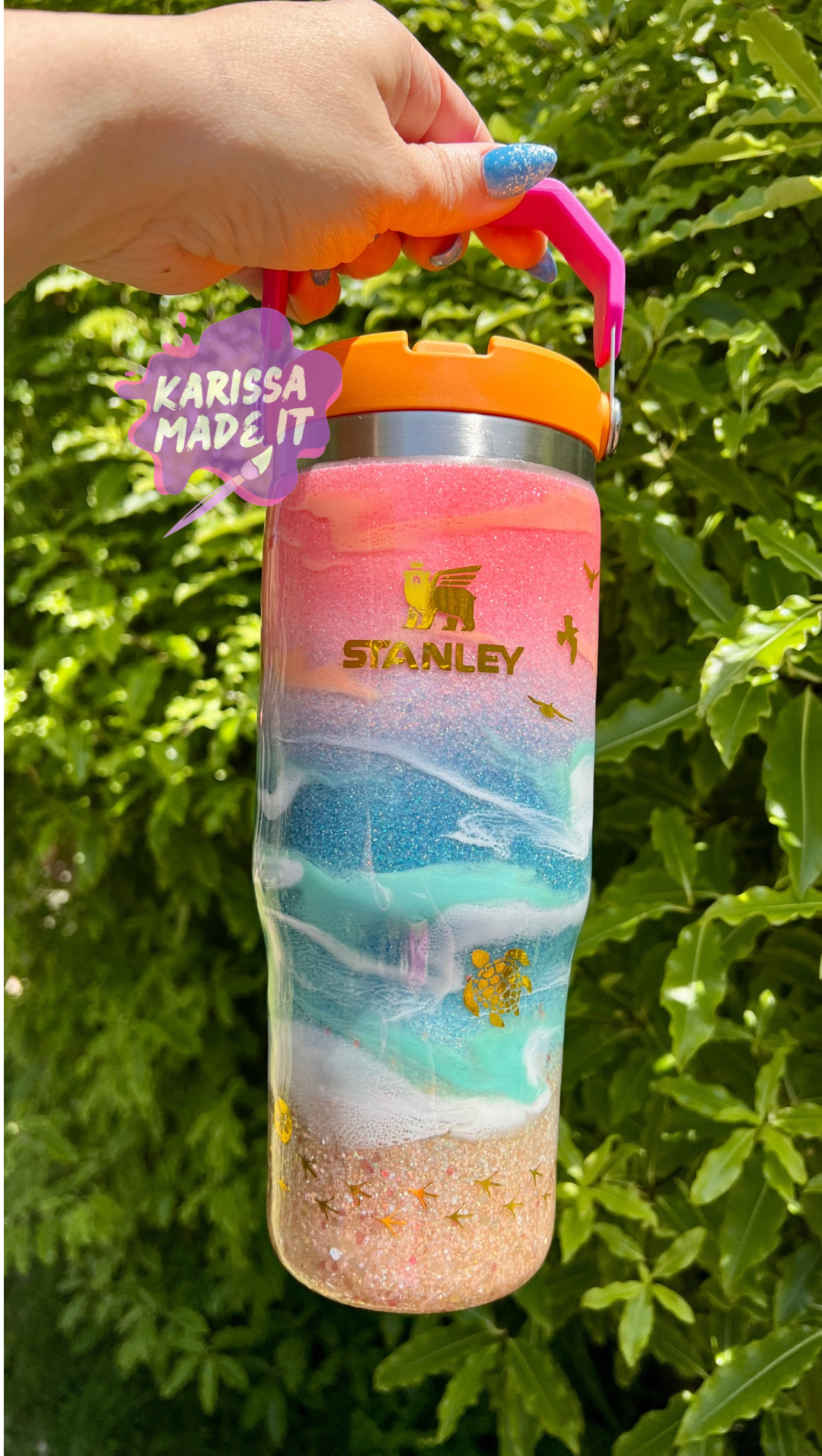 PRESALE Glitter Beach Stanley Iceflow 30oz