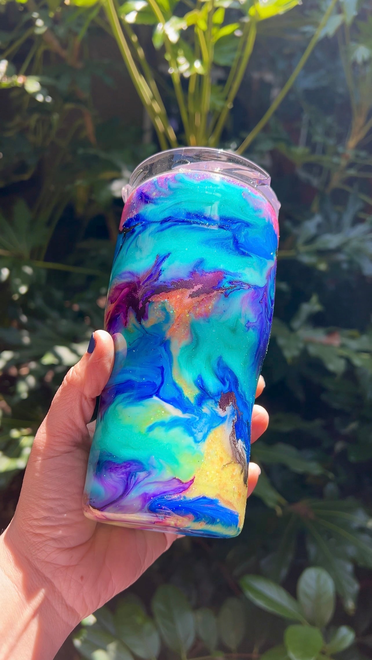 20oz Rainbow Bright Tumbler