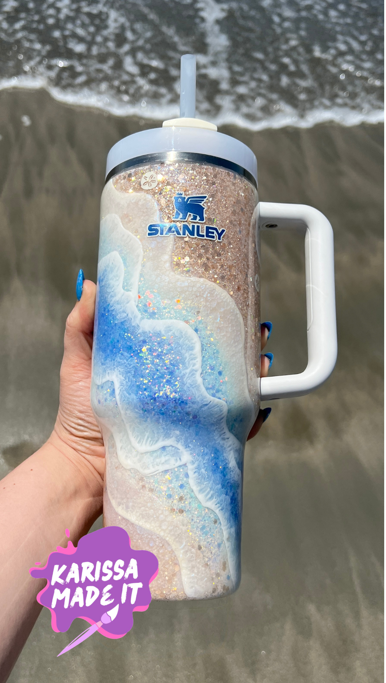 PRESALE Glitter Wave Stanley 30oz